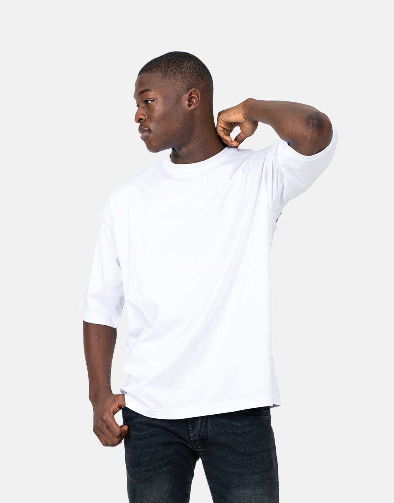 Les Hommes Overlogo Black T-Shirt - Subwear