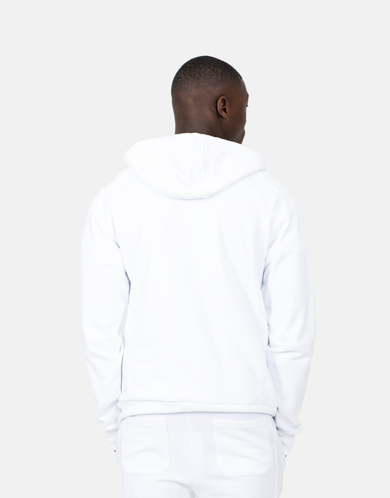 Les Hommes Zip White Sweatshirt - Subwear