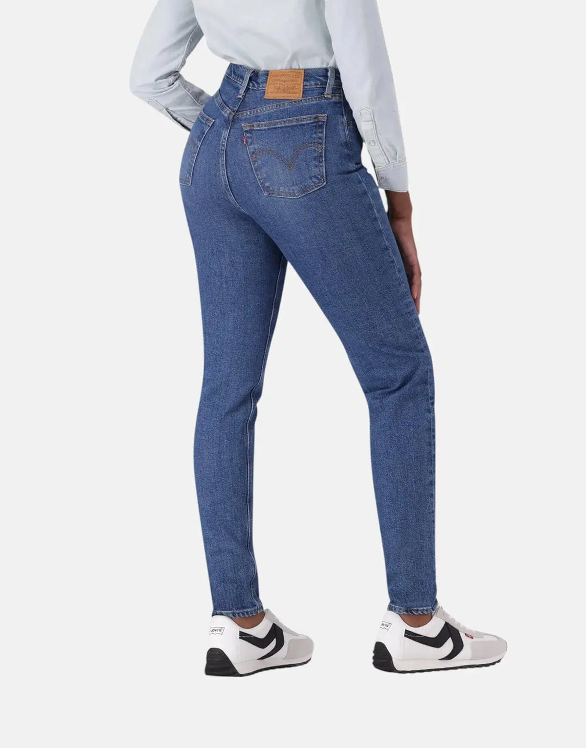 CLWRレディースBIBパンツDENIMカラーXSサイズ Women's Levi's 80s Mom Jeans Tough Cookie A8934-0001