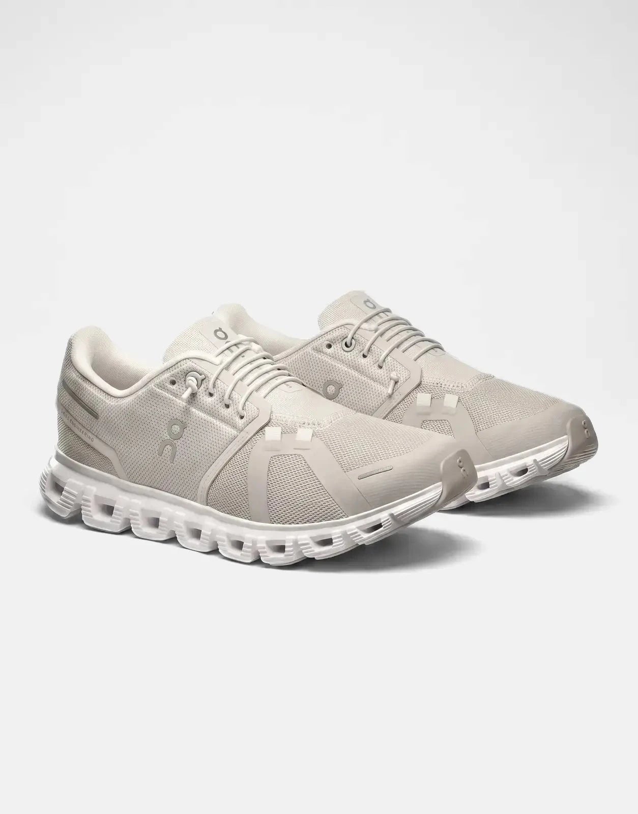 On Women's Cloud 6 Pearl White Sneakers - Subwear