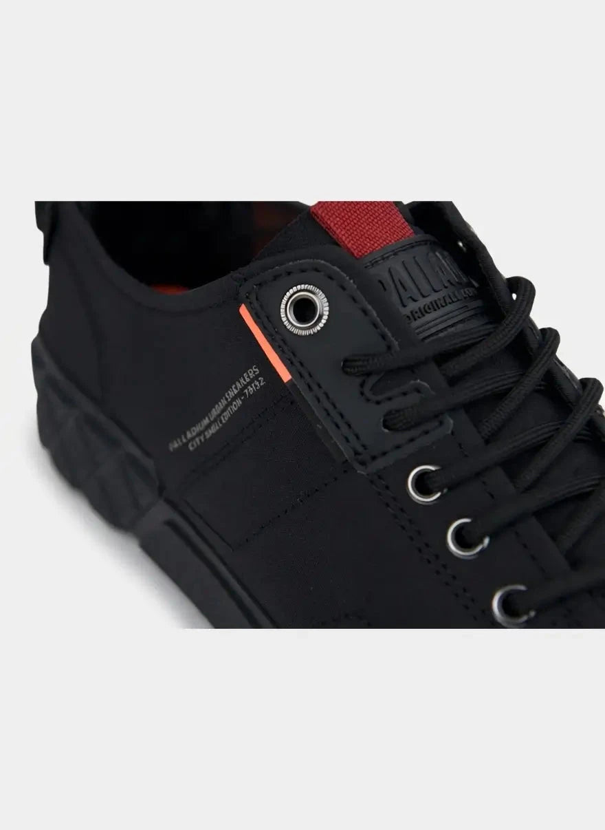 Palladium Ace City Shell Black Lo Sneaker - Subwear