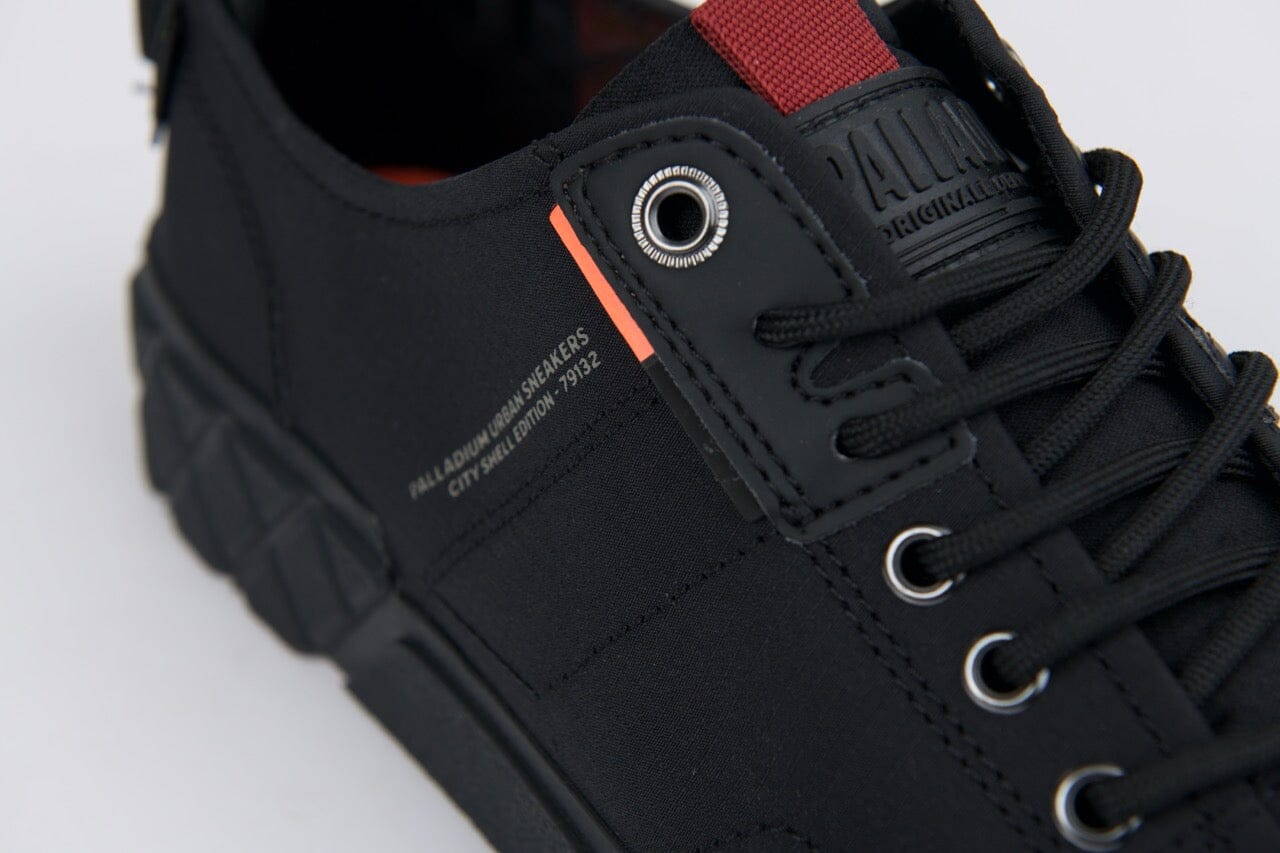 Palladium Ace City Shell Black Lo Sneaker - Subwear