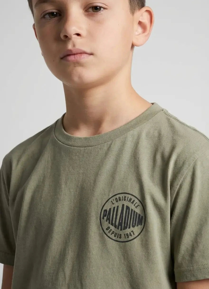 Palladium Boys Heritage Olive T-Shirt - Subwear