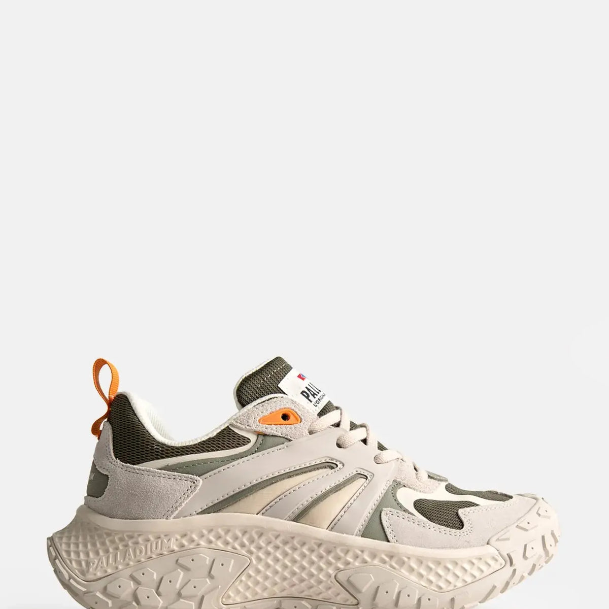Men's Palladium Offbound Flame Mix Sneakers - Grey/Olive