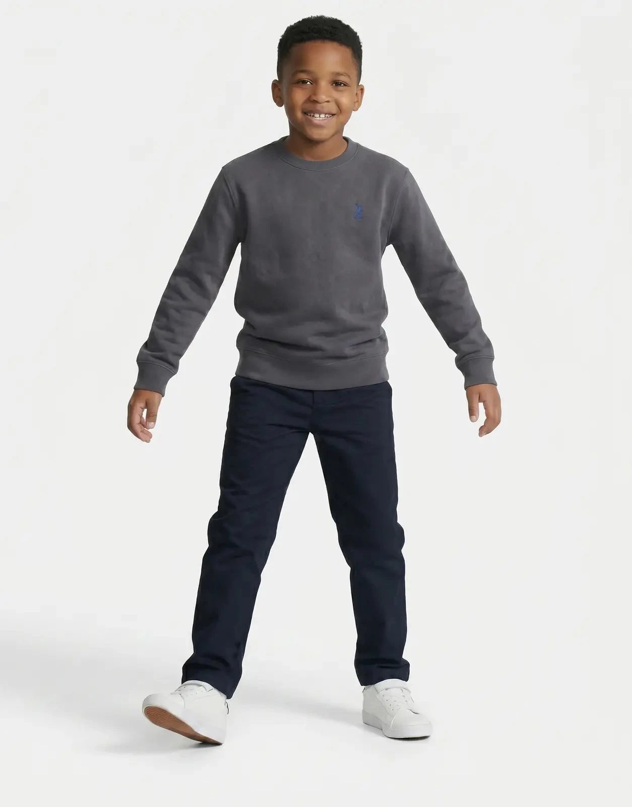 Polo Boys Adrian Gunmetal Sweatshirt - Subwear
