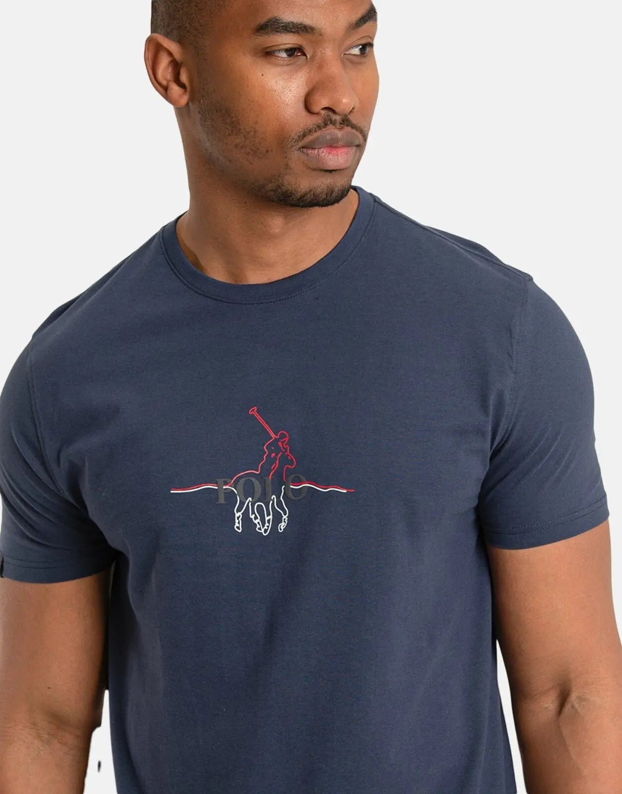 Polo Graphic Navy T-Shirt - Subwear