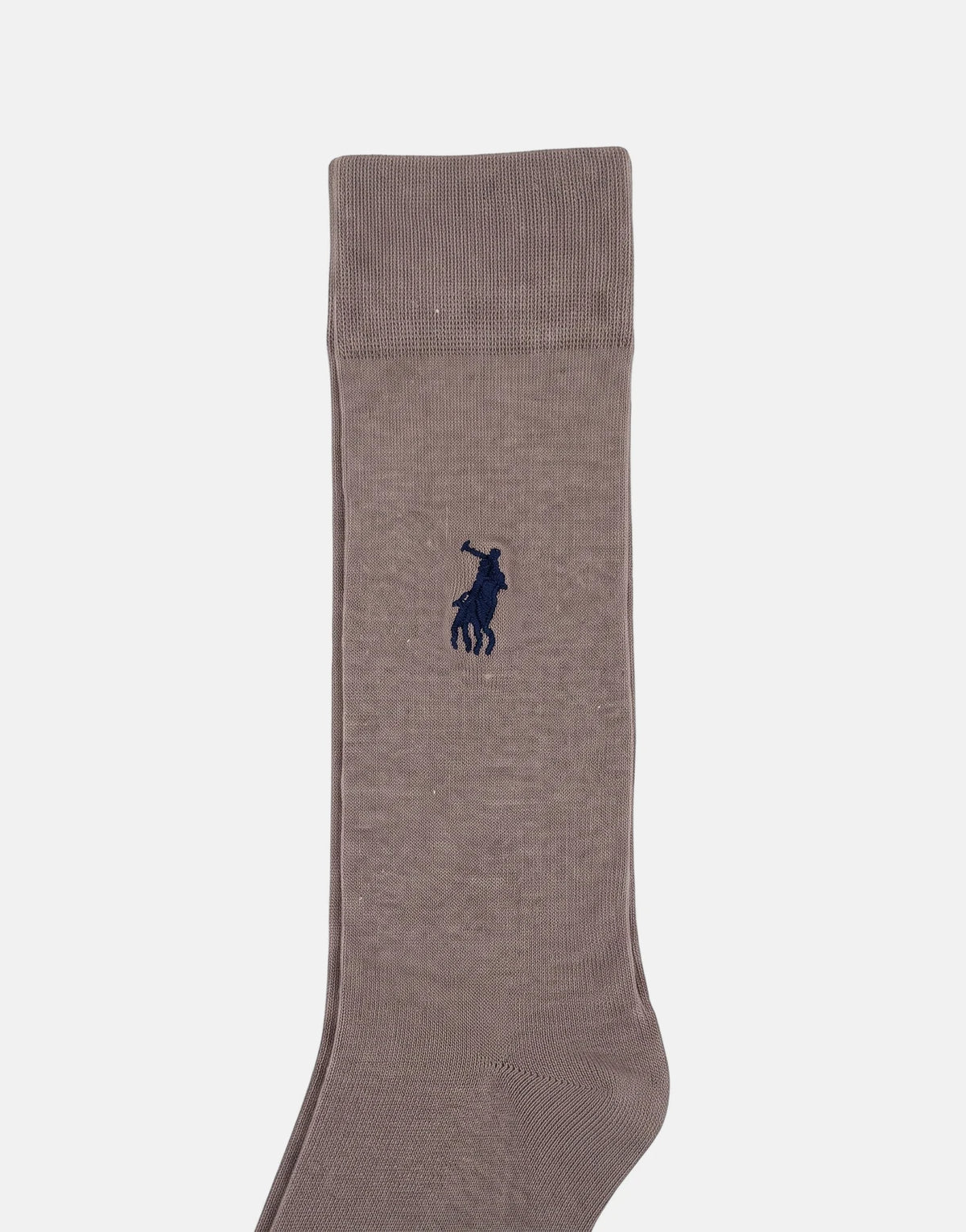 Polo Plain Taupe Ankle Socks, featuring the signature embroidered horse and rider logo. Designed for comfort and style.