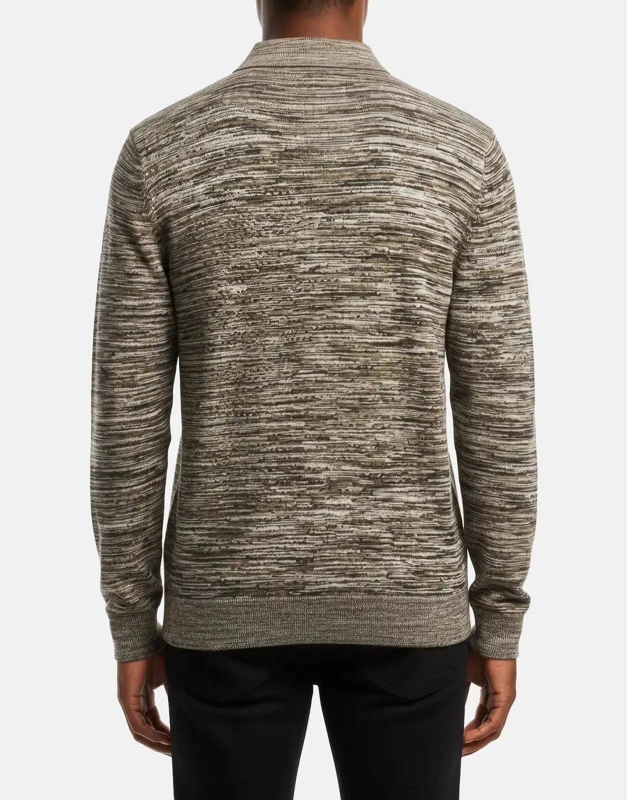 Polo Space Dye Brown Knitwear - Subwear