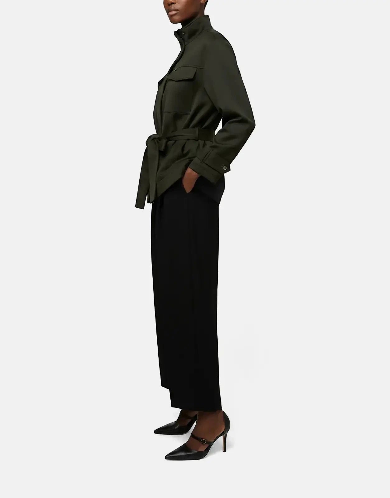 Polo Yuri Olive Wool Jacket - Subwear