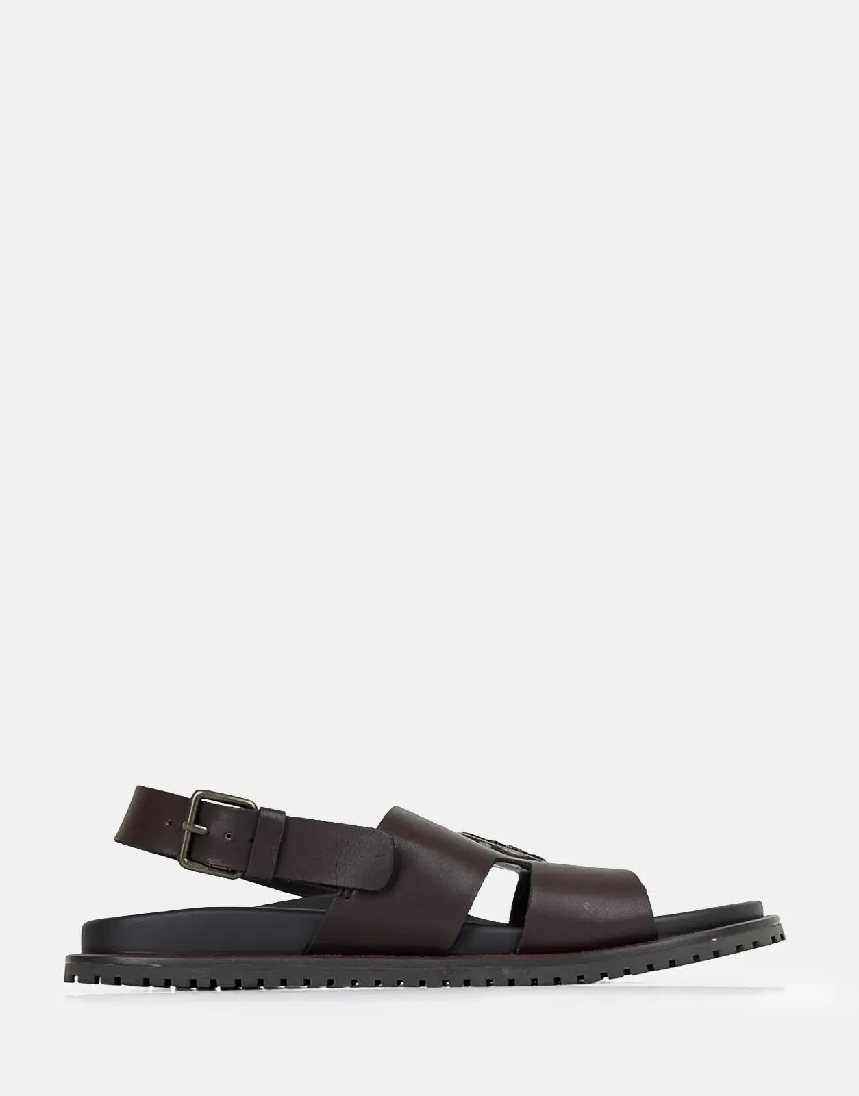Polo Moulded Trim Brown Mens Sandals - Subwear