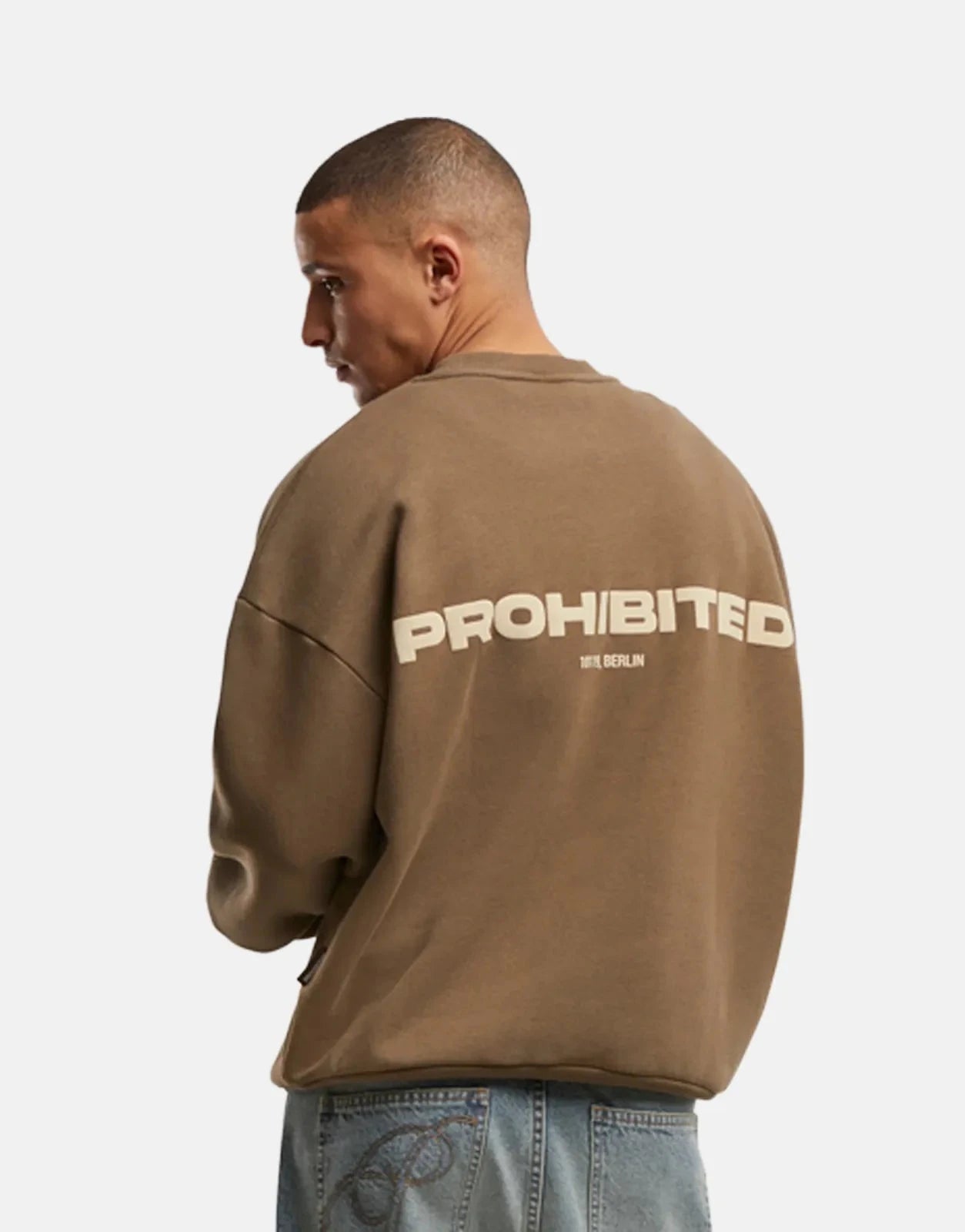 Prohibited 10119 Crew Neck Mokka Sweatshirt - Subwear
