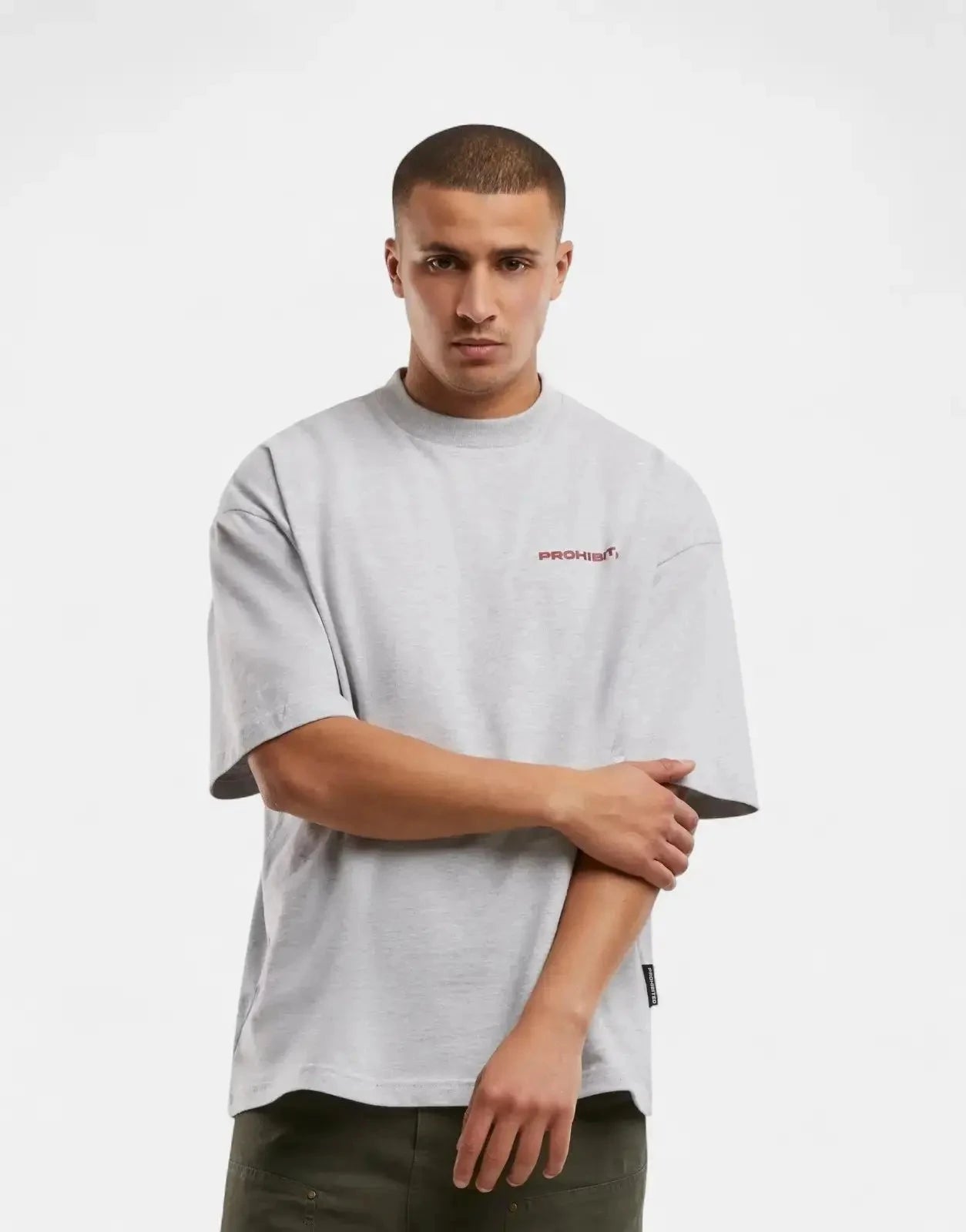 Prohibited 10119 Grey Melange T-Shirt - Subwear