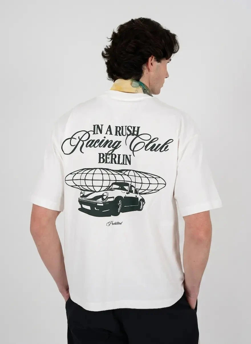Prohibited In A Rush OffWhite T-Shirt - Subwear
