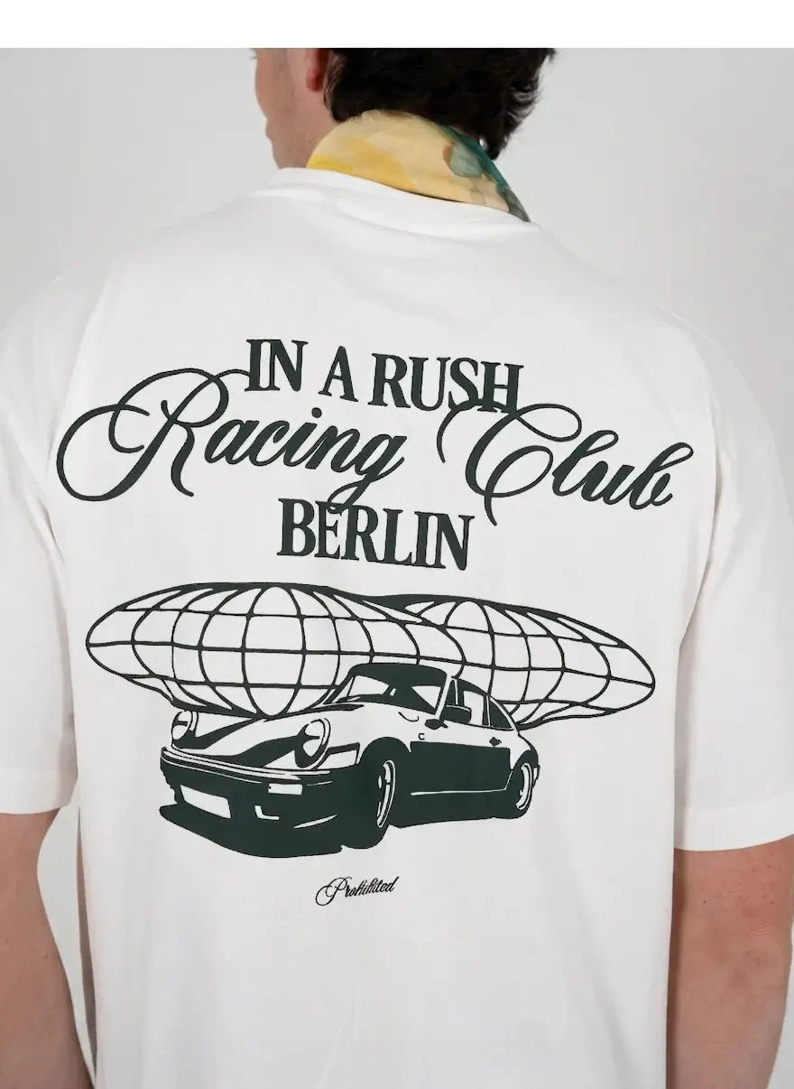 Prohibited In A Rush OffWhite T-Shirt - Subwear