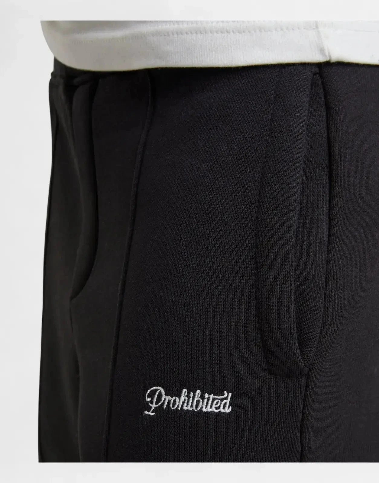 Prohibited Loose Black Sweatpants - Subwear