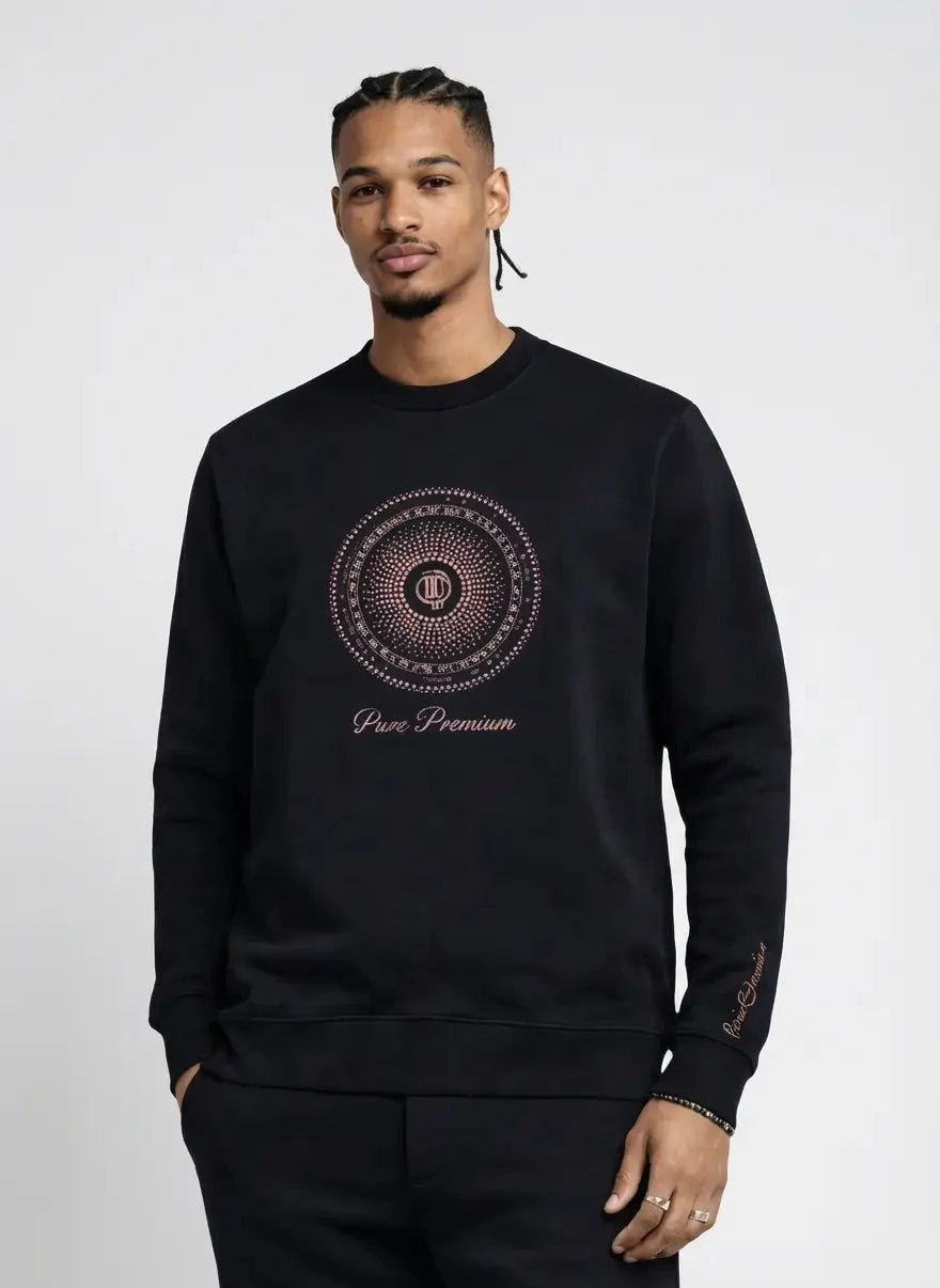 Pure Premium Lusso Black Sweatshirt - Subwear