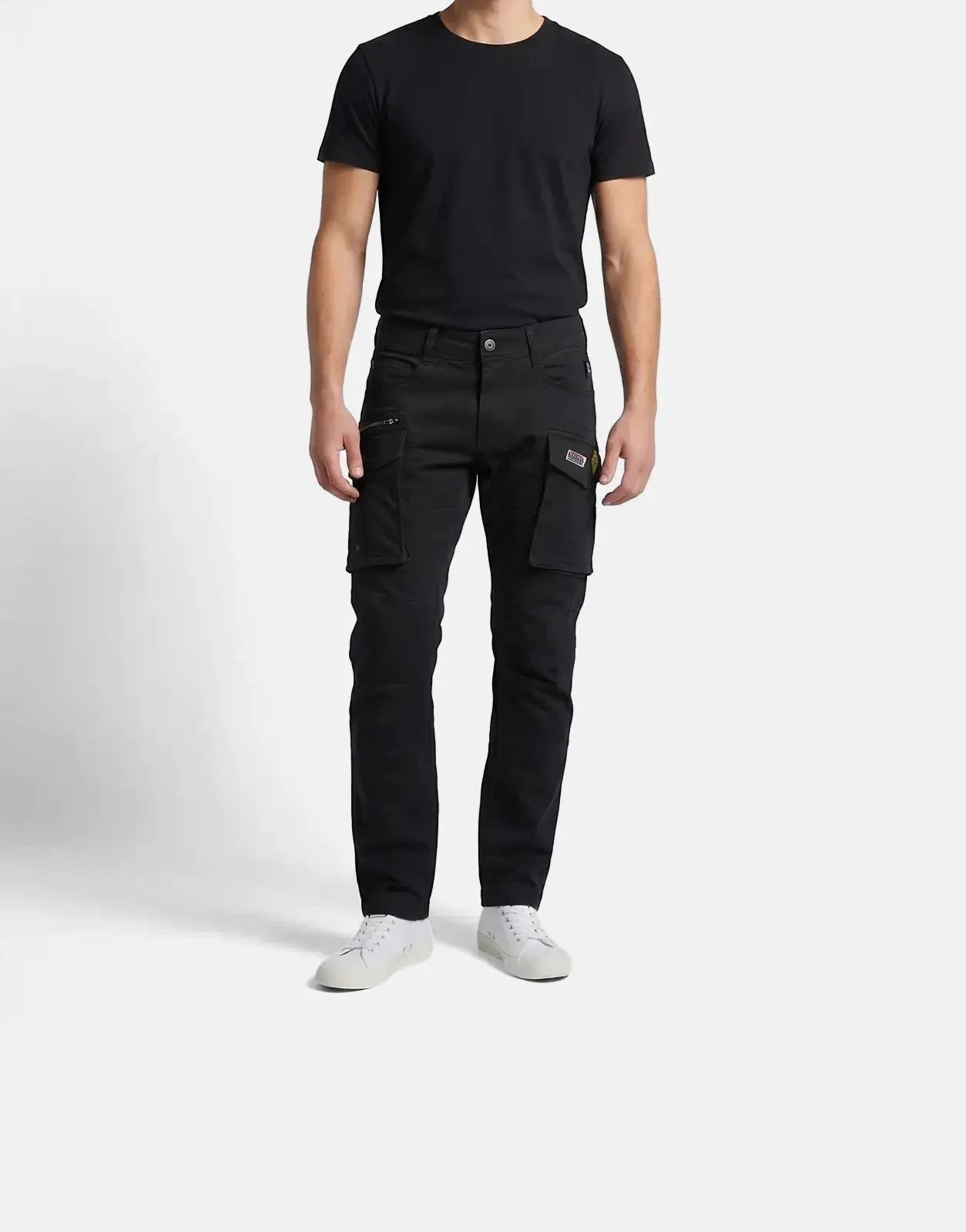 Replay Badges Black Cargo - Subwear