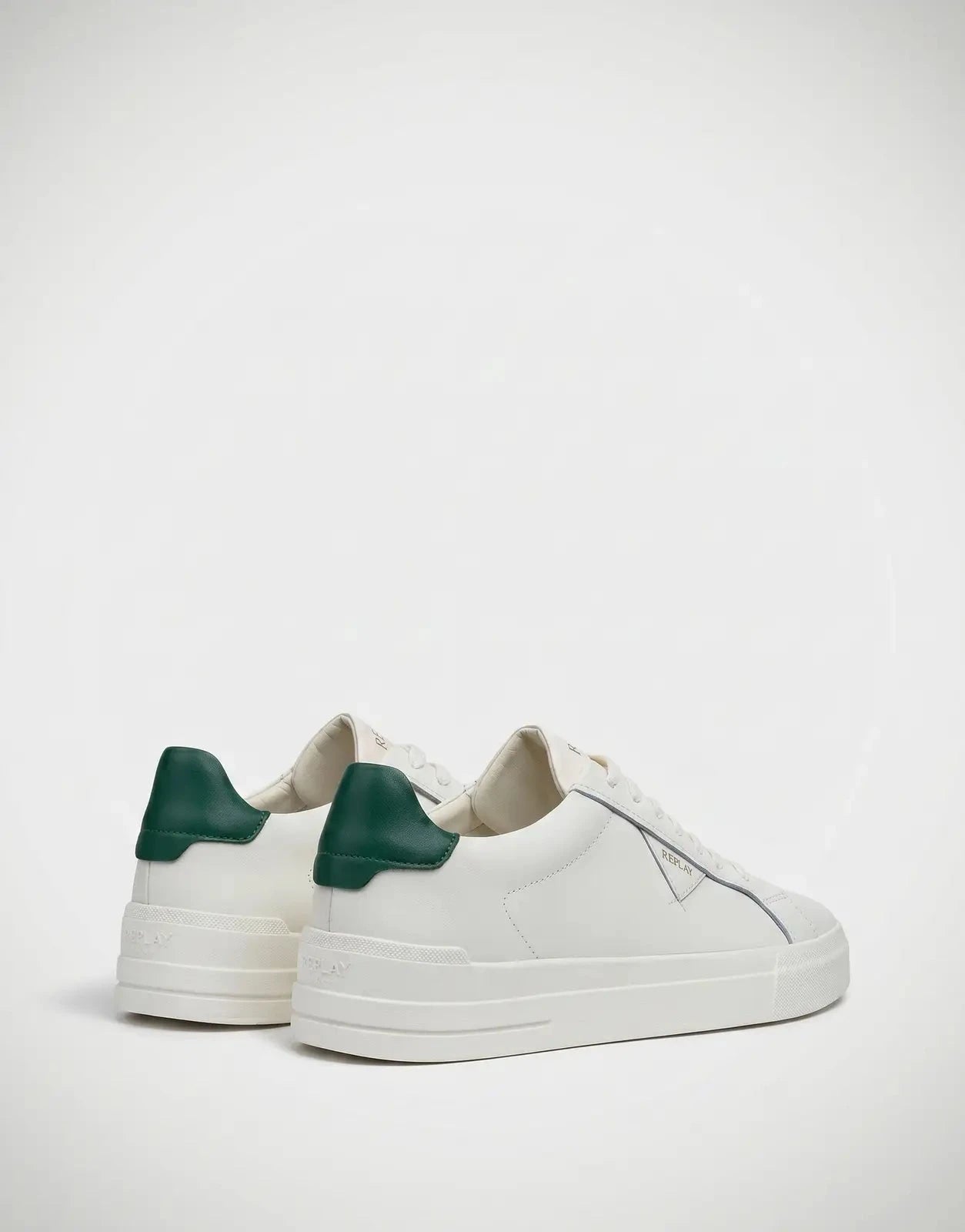 Replay Evan Class Sneaker Wht/Grn - Subwear
