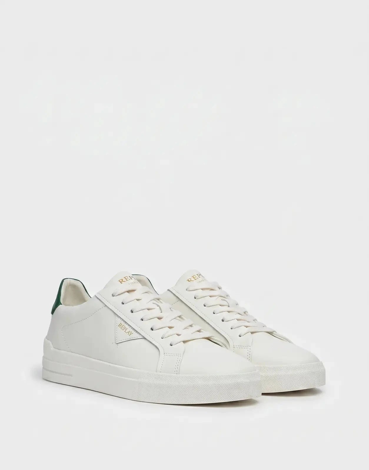 Replay Evan Class Sneaker Wht/Grn - Subwear
