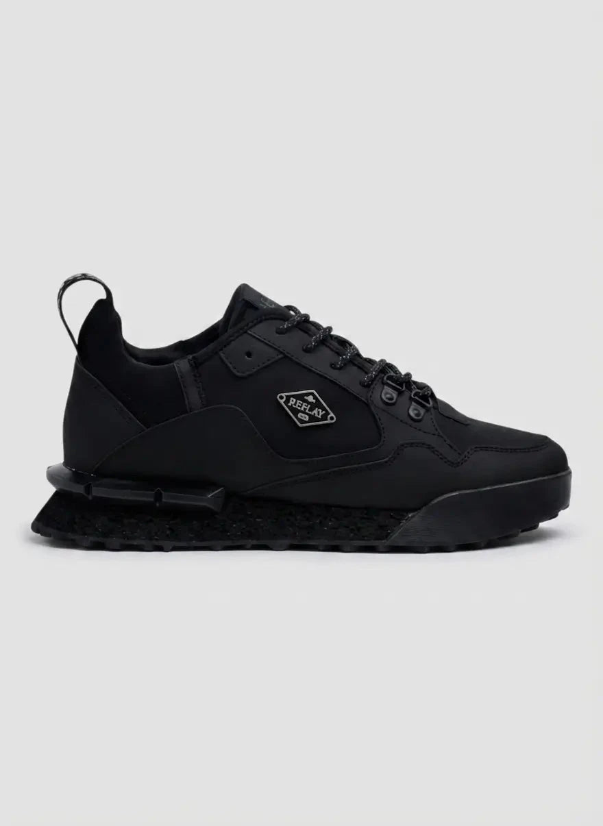 Replay Field Speed Rhombus Black Sneakers - Subwear