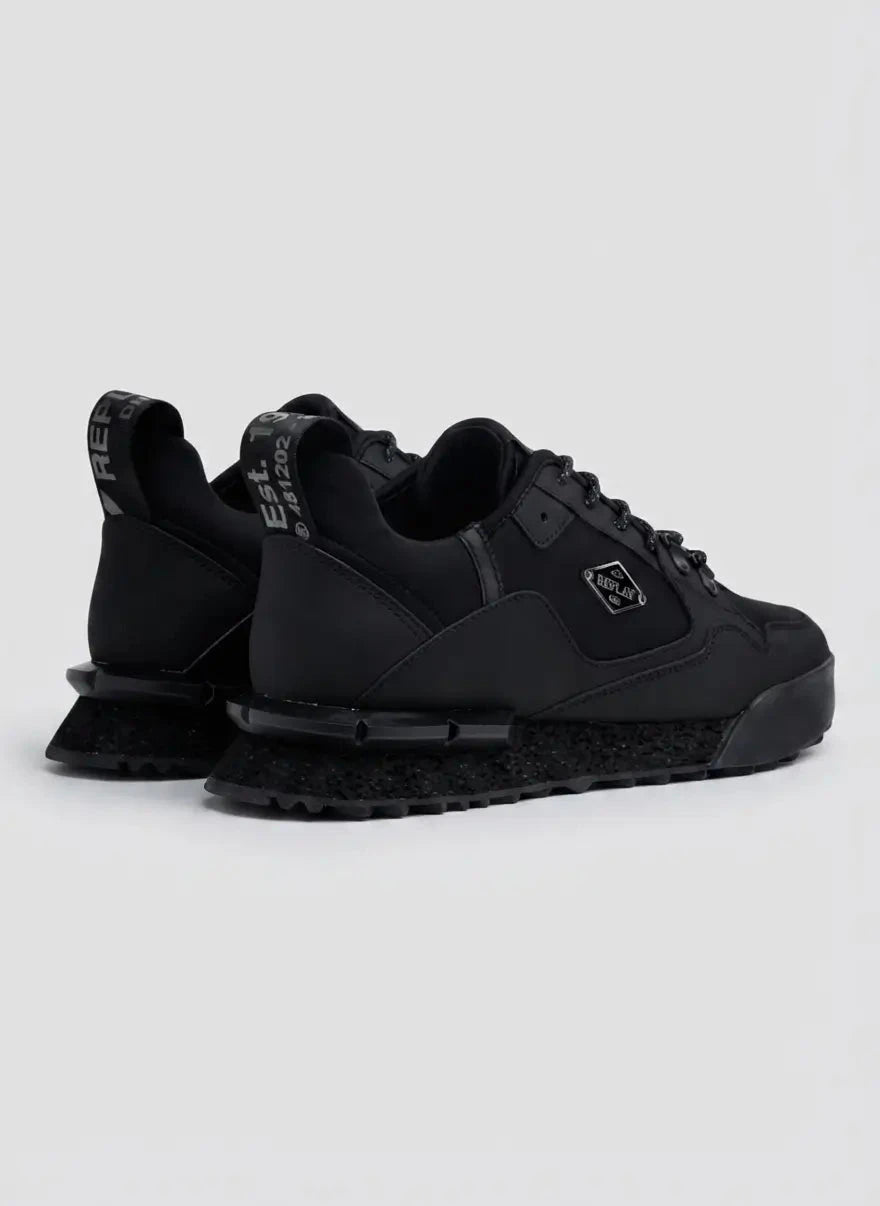 Replay Field Speed Rhombus Black Sneakers - Subwear