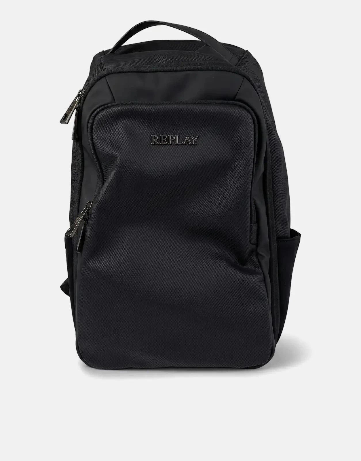 Replay Mesh Material Black Backpack - Subwear