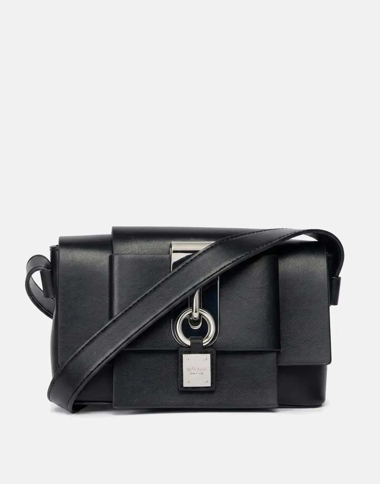 Replay Metal Lock Silver Black Purse - Subwear