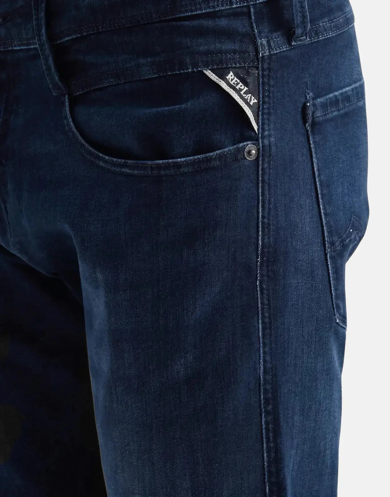 Replay Power Stretch Dark Blue Jeans - Subwear