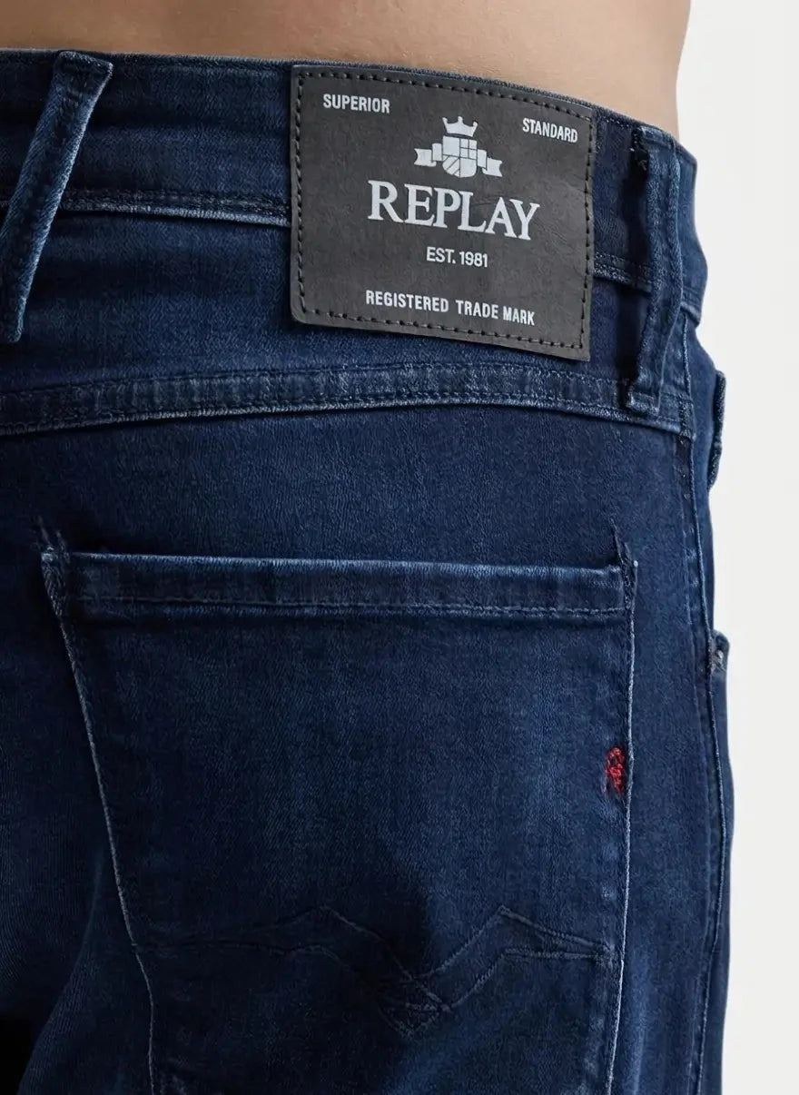 Replay Power Stretch Dark Blue Jeans - Subwear