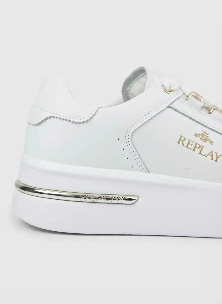 Replay University W Glam White Sneakers - Subwear