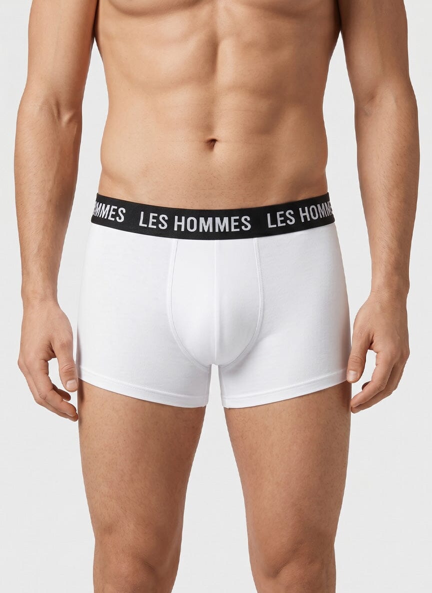 Les Hommes 2 Pack White Trunk Underwear - Subwear