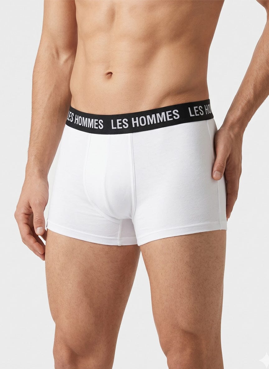 Les Hommes 2 Pack White Trunk Underwear - Subwear