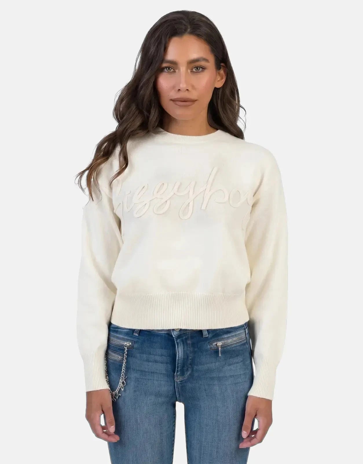 Sissy Boy Forever Young Knit Cream Sweatshirt - Subwear
