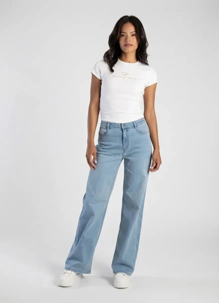 Sissy Boy High Waisted Madagascar Wide Leg Vintage Jeans - Subwear