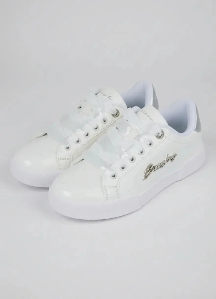 Sissy Boy Marty Patent White Sneakers - Subwear