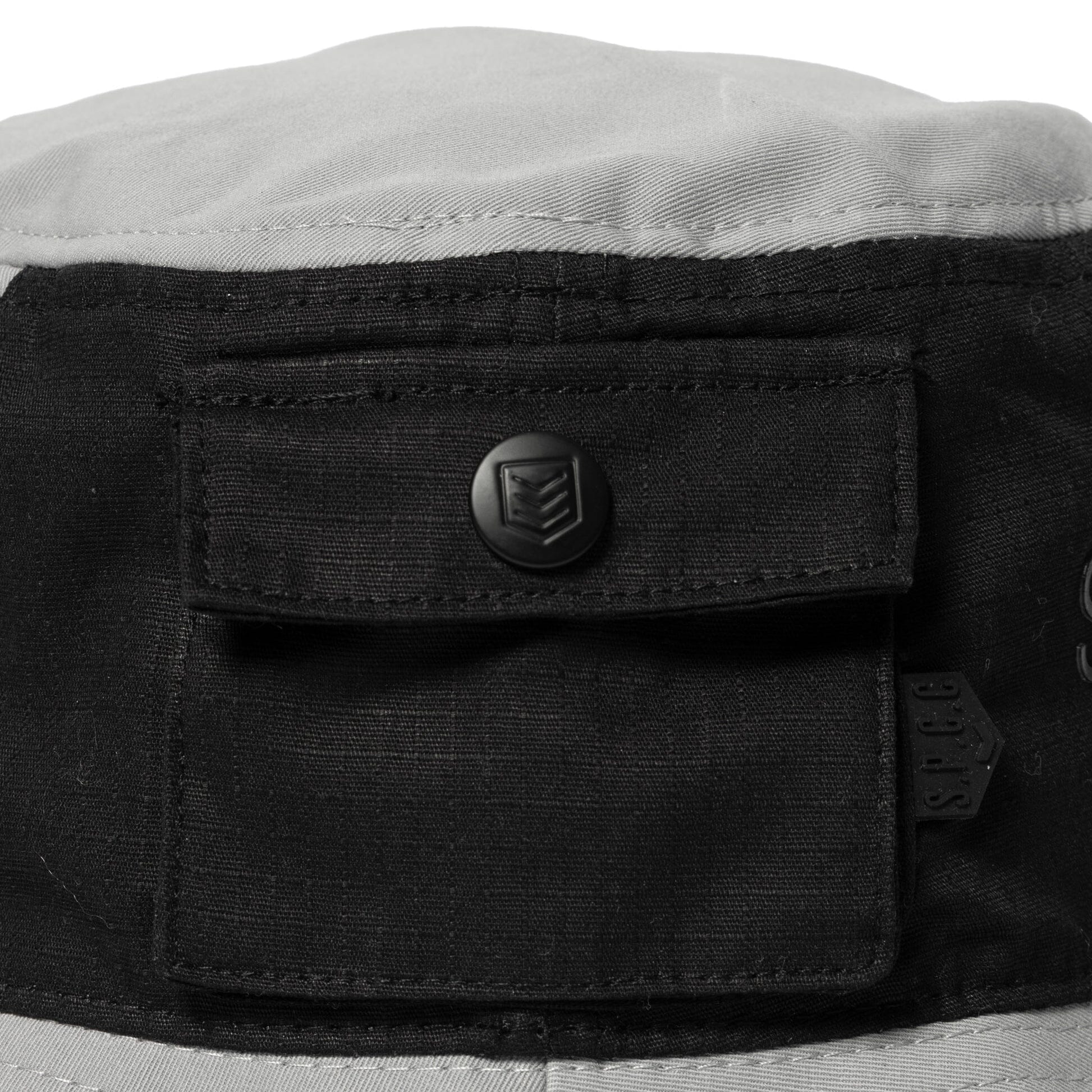 SPCC Ashby Black/Grey Bucket Hat - Subwear