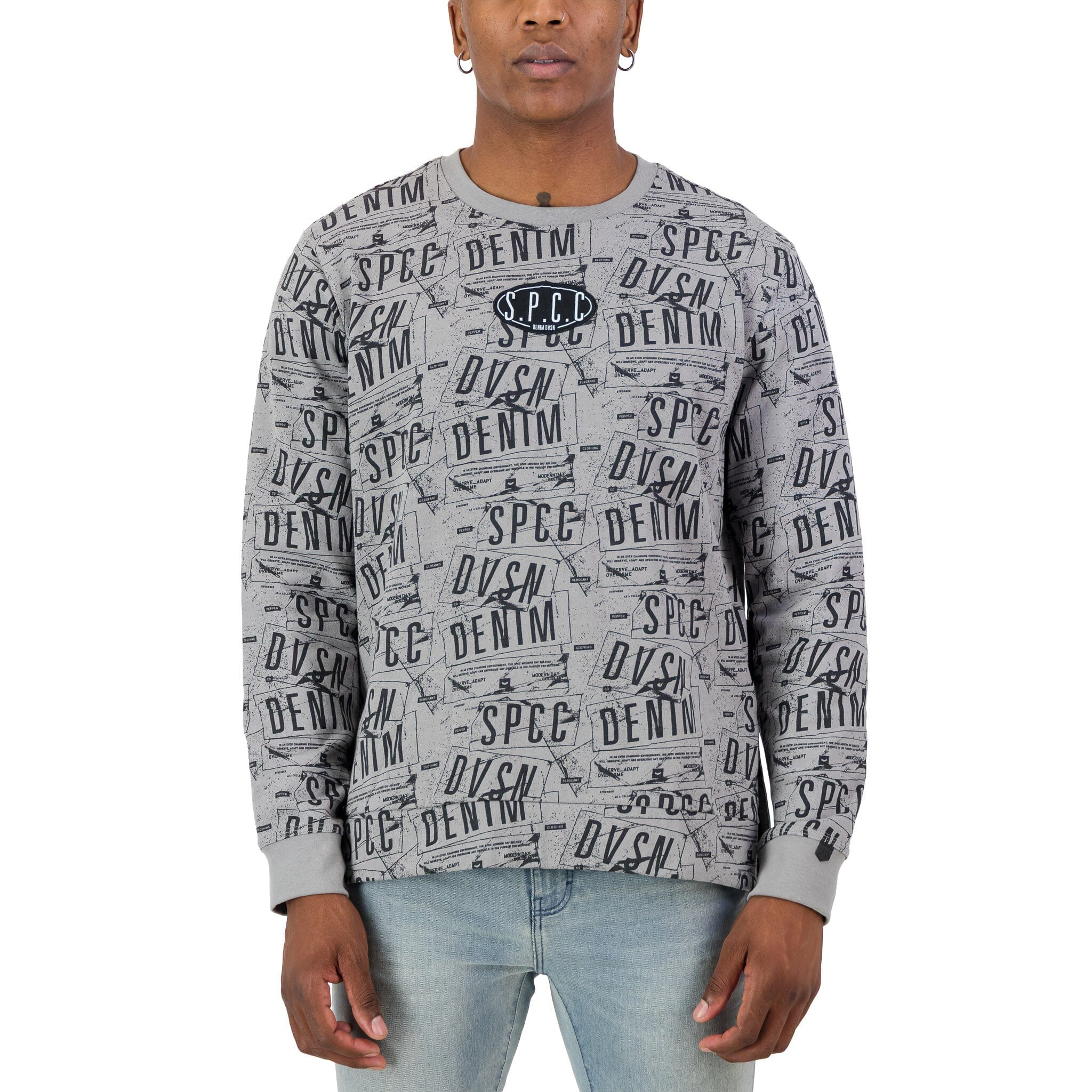 SPCC Cassian Mid Grey Sweatshirt - Subwear