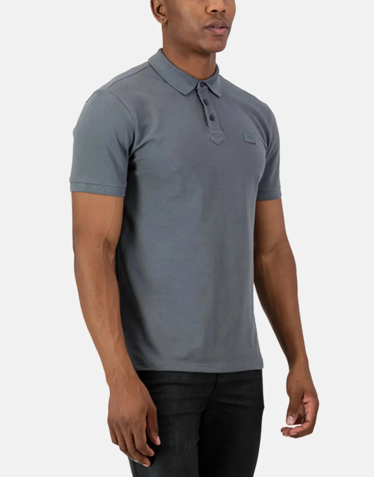 SPCC Mullen Blue/Grey Polo Shirt - Subwear
