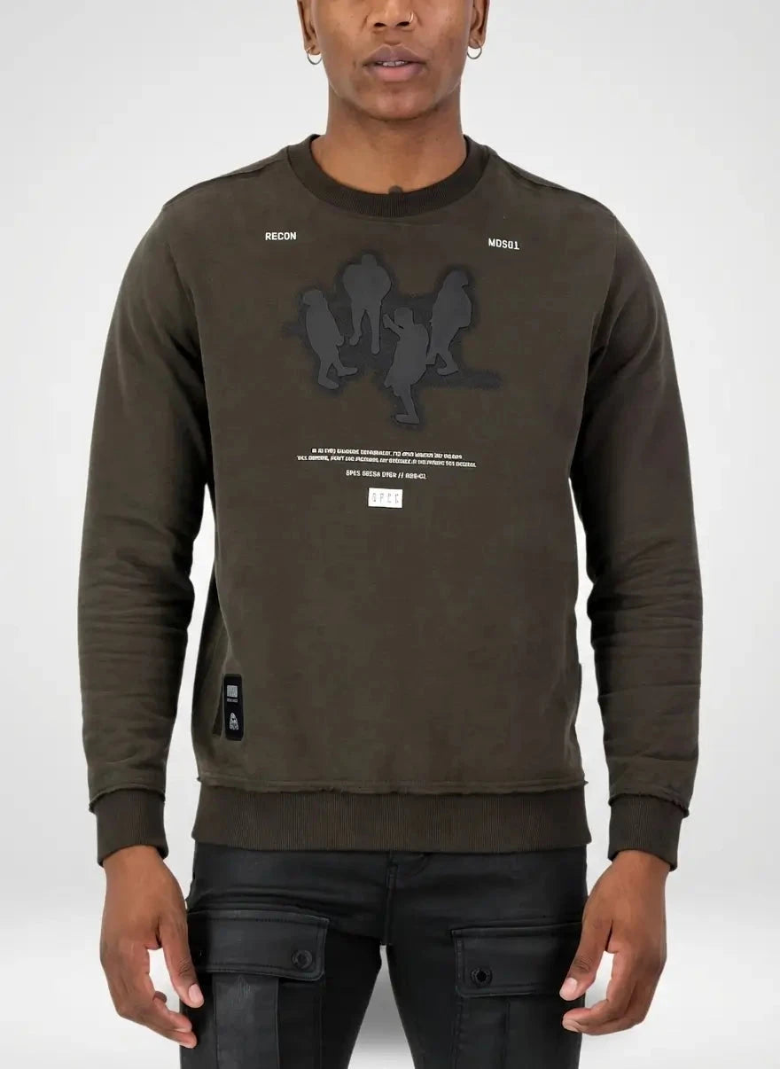 SPCC Recon Barrett Dark Fatigue Sweatshirt - Subwear