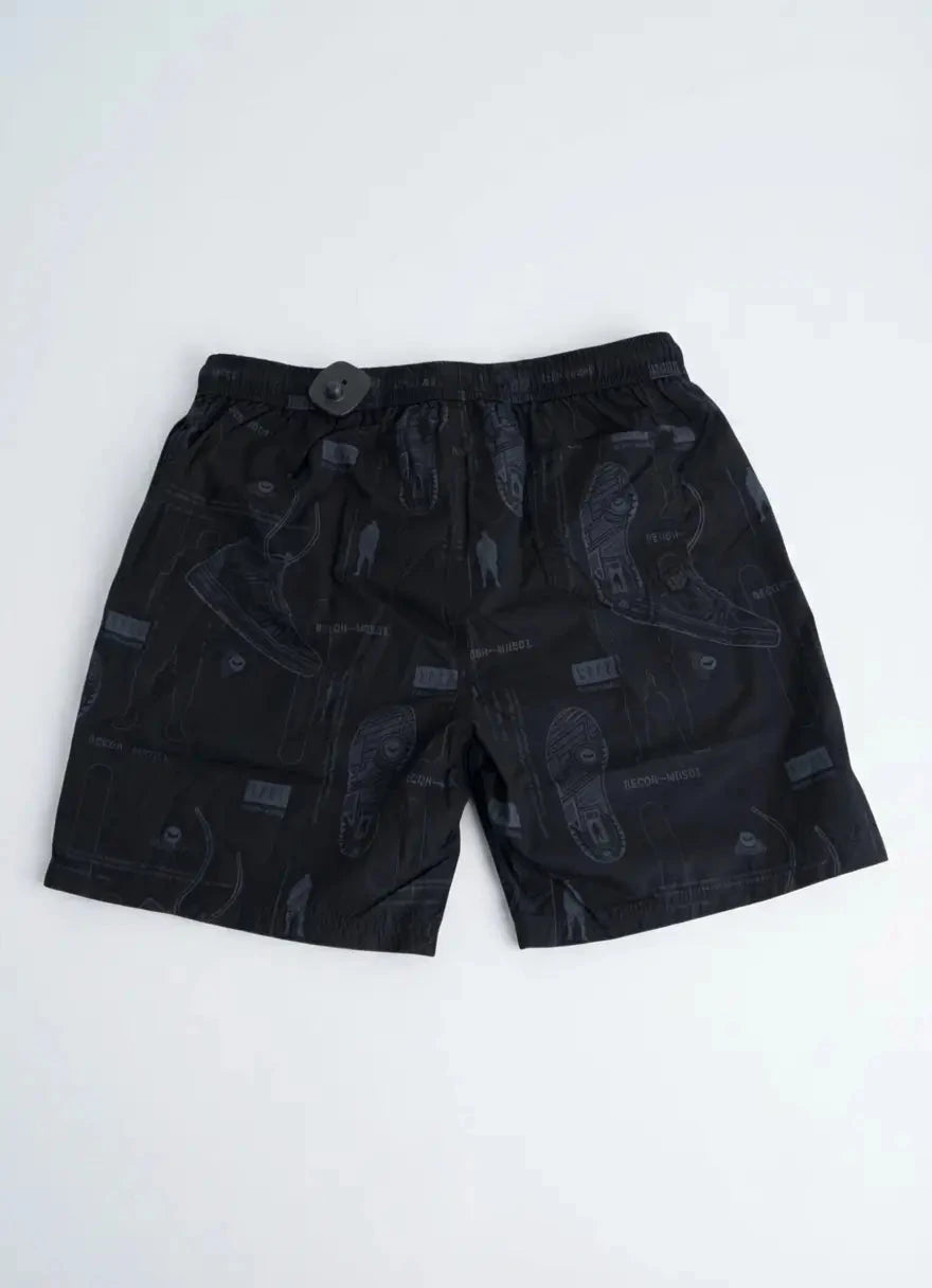 SPCC Recon Horizon Black Pool Shorts - Subwear