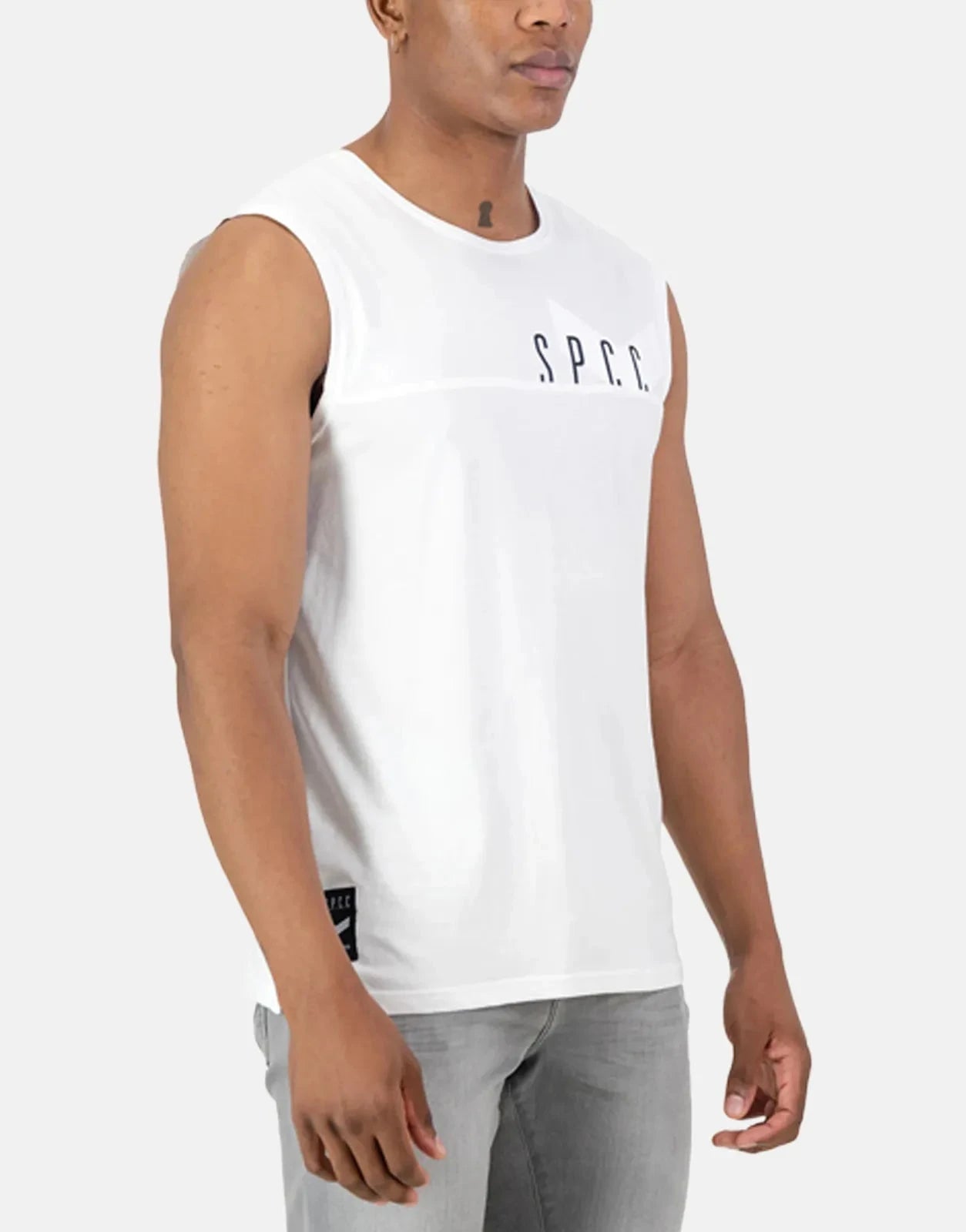SPCC Surge Atlas Sleeveless White T-Shirt - Subwear