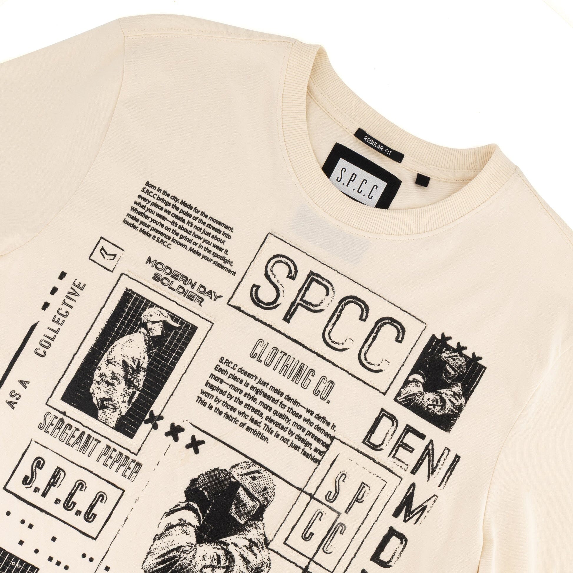 SPCC Tobias Off White T-Shirt - Subwear