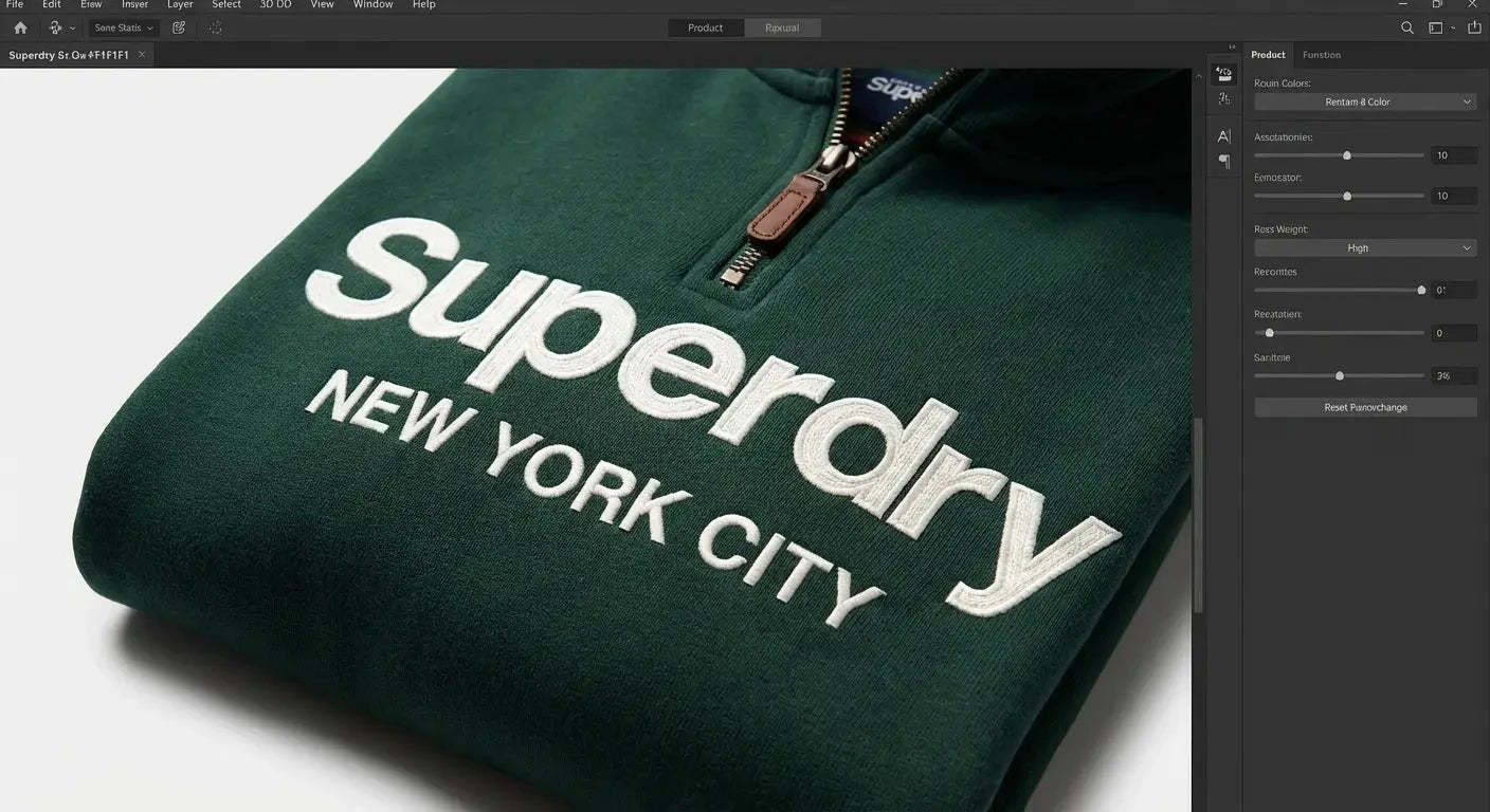 Superdry Country Club Loose 1/4 Zip Enamel Green Sweatshirt - Subwear