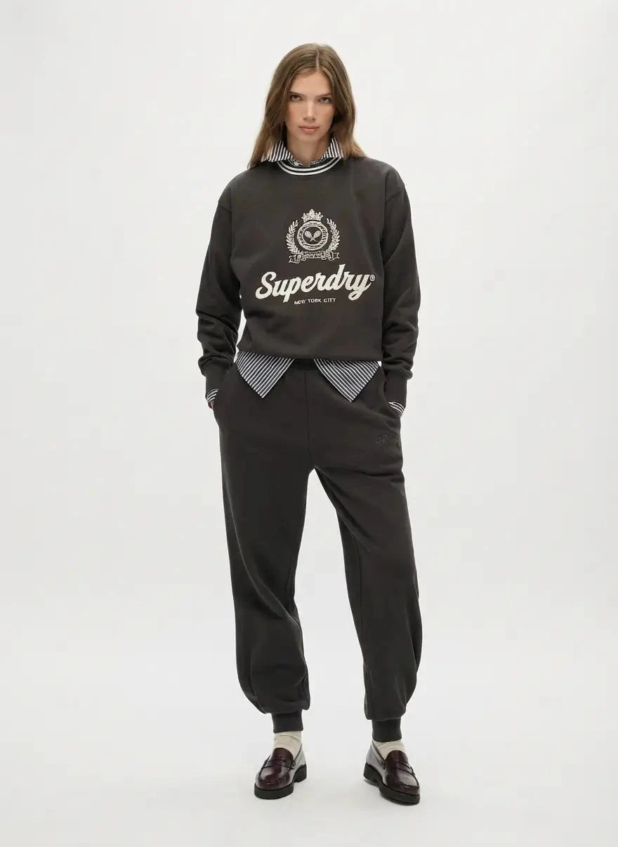 Superdry Country Club Sweatshirt Black - Subwear