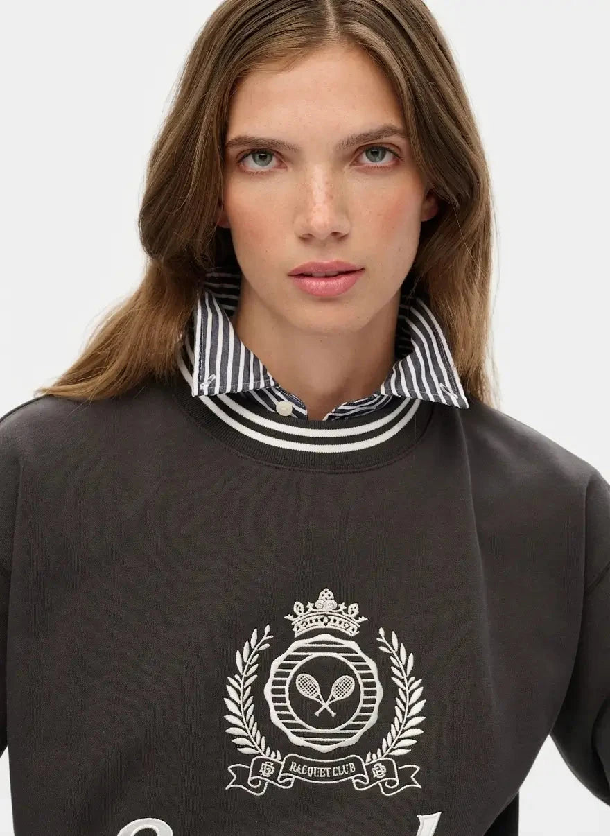 Superdry Country Club Sweatshirt Black - Subwear