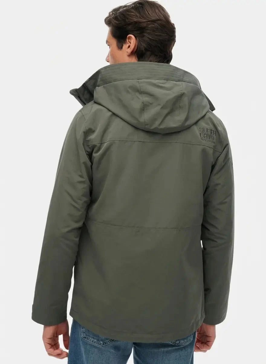 Superdry Hood Ultimate Dark Dull Charcoal Windbreaker - Subwear