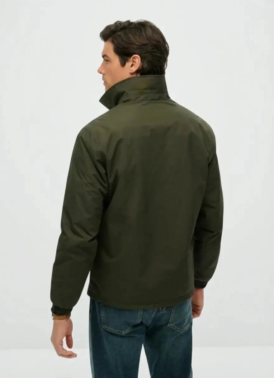 Superdry Nylon Coach Surplus Goods Olive Green Lightweight Jacket - Subwear