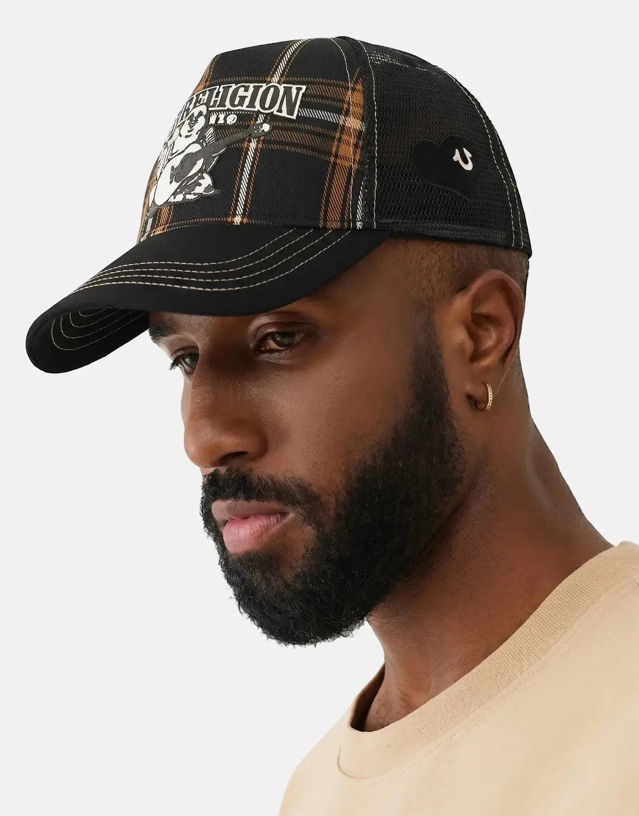 True Religion Plaid Trucker cap - Subwear