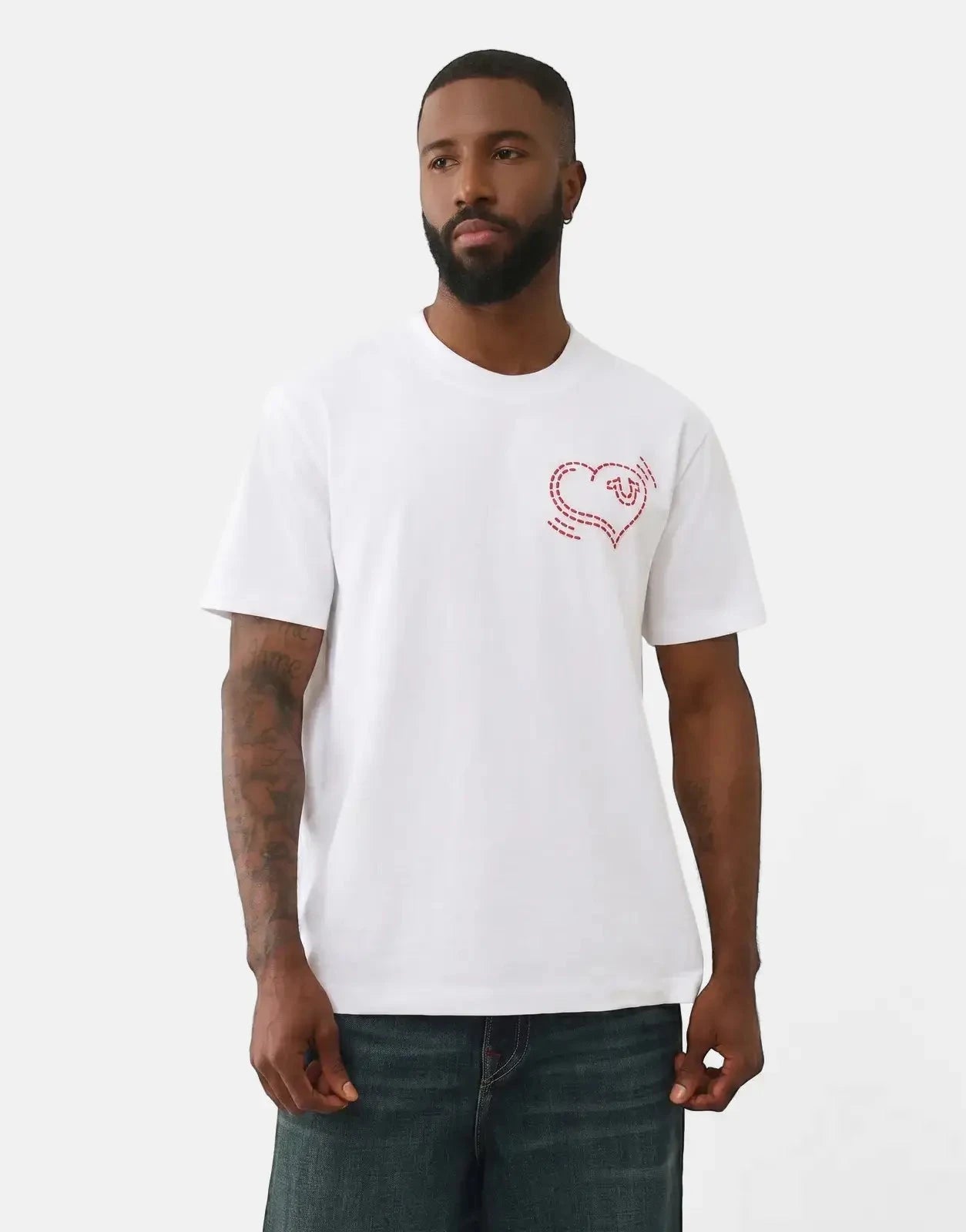 True Religion Puff Cat T-Shirt White - Subwear