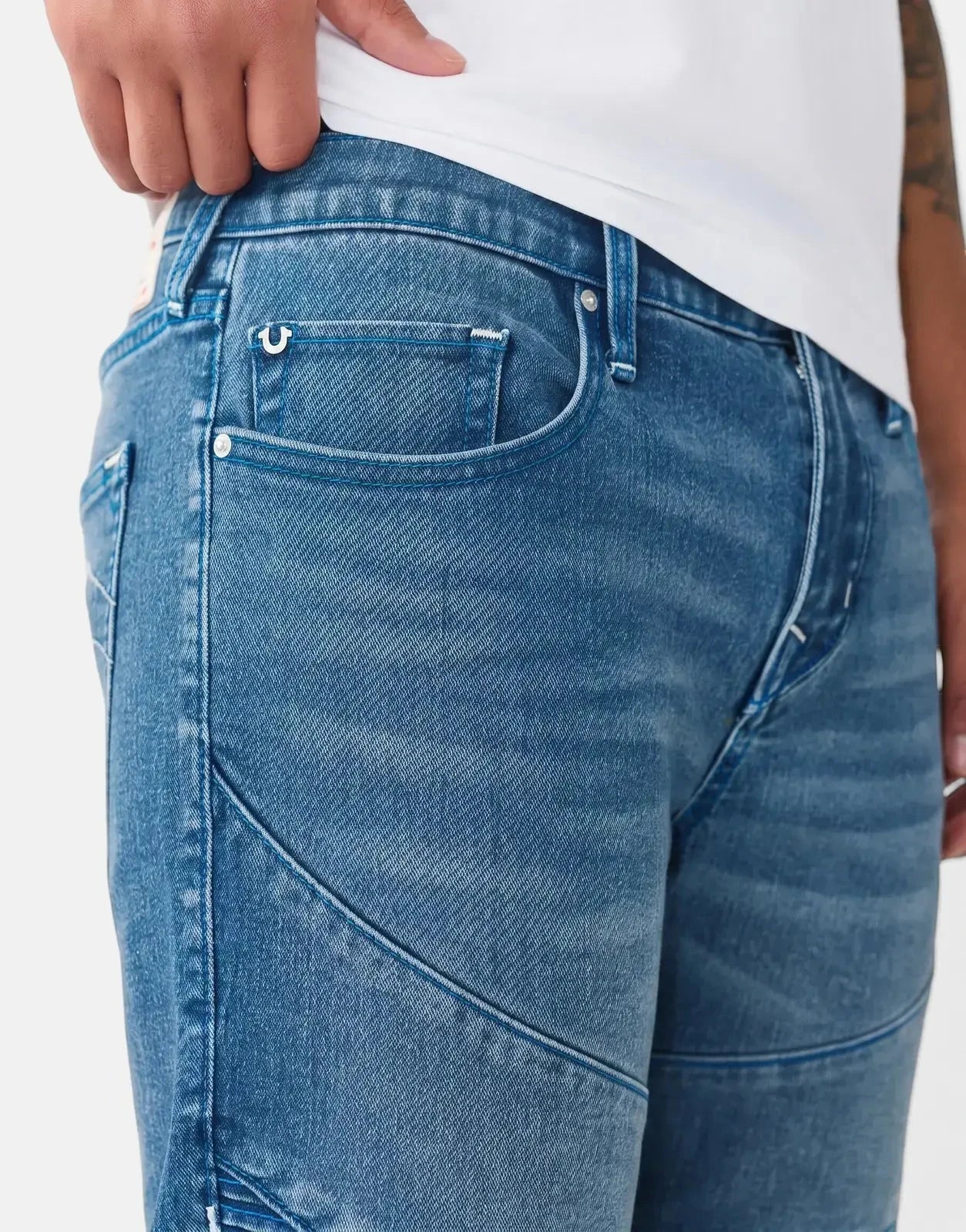 True Religion Rocco Skinny Jeans Blue - Subwear
